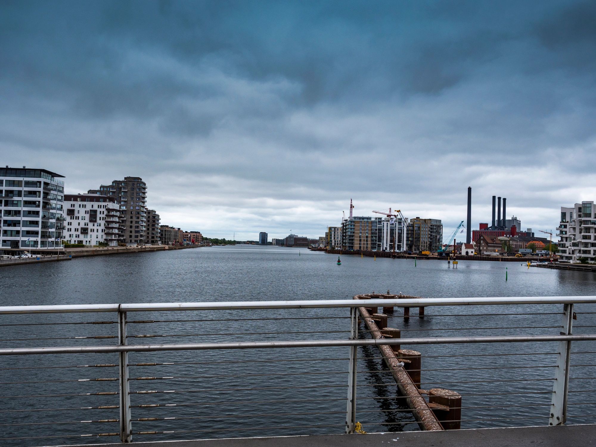 Modern Copenhagen harbour architecture, Denmark
